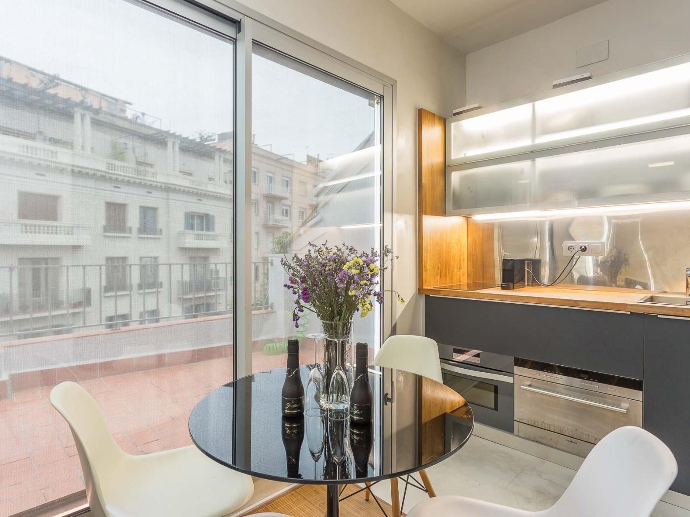 My Space Barcelona Bright just renovated attic apartment with private terraces - My Space Barcelona Apartments